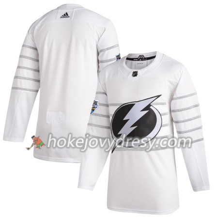Pánské Hokejový Dres Tampa Bay Lightning Blank Bílá Adidas 2020 NHL All-Star Authentic